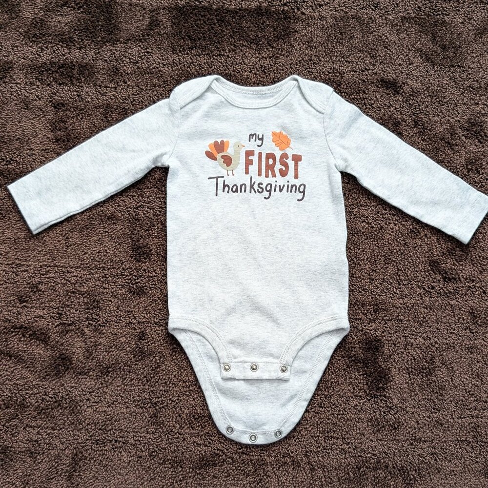 Carter's my first thanksgiving onesies bundle